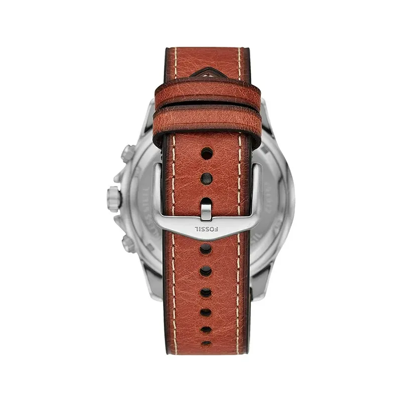 Fossil Dillinger Chronograph Leather Men’s Watch- FS5675